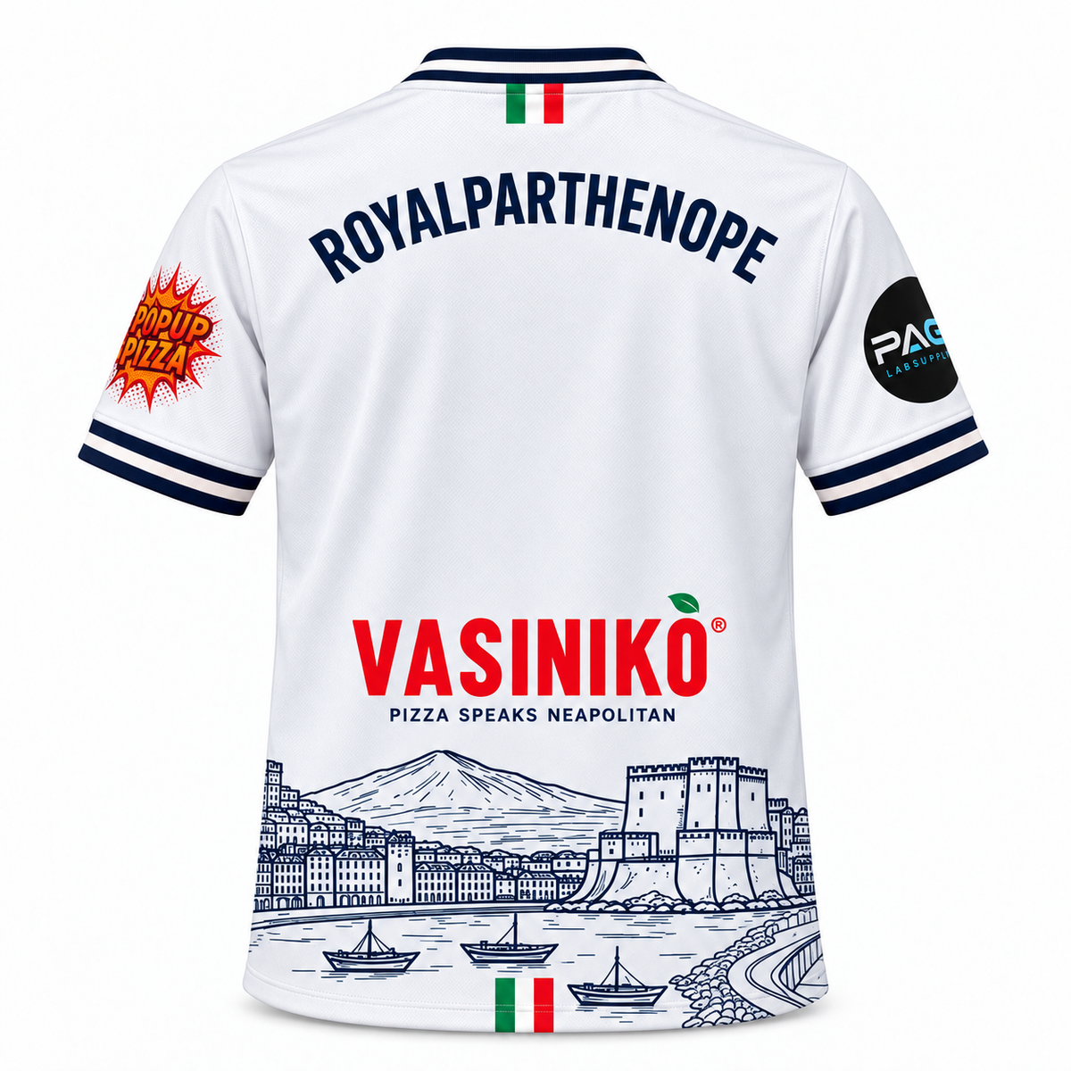 Royal Parthenope FC Away Shirt 2025/26 – White
