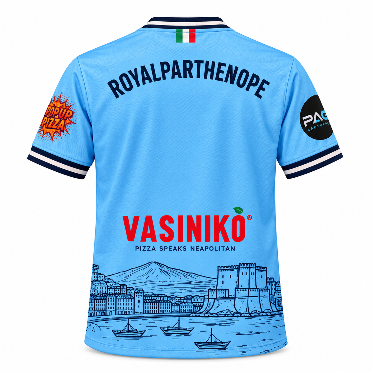 Royal Parthenope FC Home Shirt 2025/26 – Sky Blue